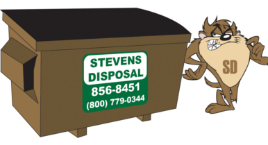 Taz with Dumpster